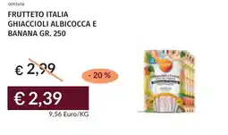 Prezzemolo e Vitale Frutteto italia ghiaccioli albicocca e banana offerta