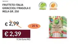 Prezzemolo e Vitale Frutteto italia ghiaccioli fragola e mela offerta