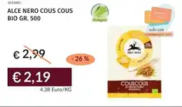 Prezzemolo e Vitale Alce nero cous cous bio offerta