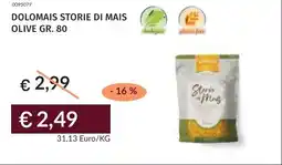 Prezzemolo e Vitale Dolomais storie di mais olive offerta