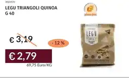 Prezzemolo e Vitale Legu triangoli quinoa offerta