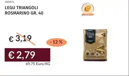 Prezzemolo e Vitale Legu triangoli rosmarino offerta