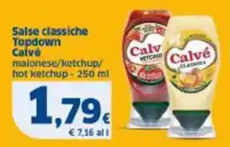 Sigma Salse classiche Topdown Calvé offerta