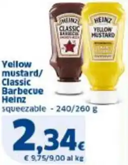 Sigma Yellow mustard/ Classic Barbecue Heinz offerta