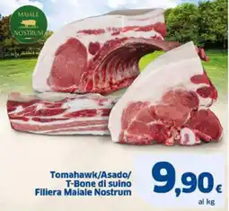 Sigma Tomahawk/Asado/ T-Bone di suino Filiera Maiale Nostrum offerta