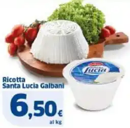 Sigma Ricotta Santa Lucia Galbani offerta