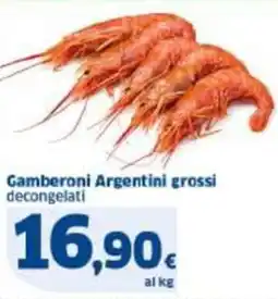 Sigma Gamberoni Argentini grossi decongelati offerta