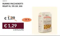 Prezzemolo e Vitale Rummo paccherotti rigati n. 195 offerta
