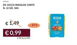 Prezzemolo e Vitale De cecco mafalde corte n. 32 offerta