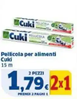 Sigma Pellicola per alimenti Cuki 15 m offerta