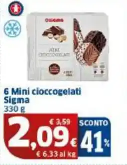 Sigma 6 Mini cioccogelati Sigma offerta