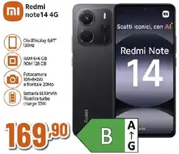 Ipercoop Redmi note 14 4G offerta
