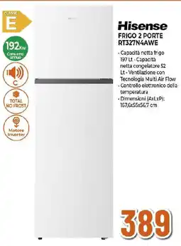 Ipercoop Hisense FRIGO 2 PORTE RT327N4AWE offerta