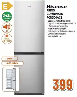Extracoop Hisense FRIGO COMBINATO FCN300ACE offerta