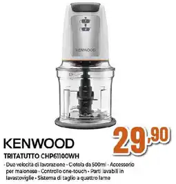 Extracoop KENWOOD TRITATUTTO CHP61100WH offerta