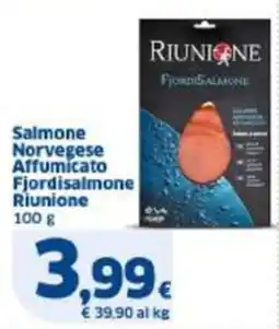 Sigma Salmone Norvegese Affumicato Fjordisalmone Riunione offerta