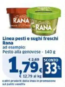 Sigma Linea pesti e sughi freschi Rana offerta