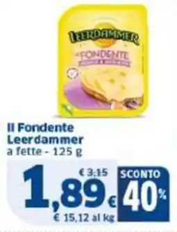Sigma Il Fondente Leerdammer a fette offerta