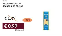 Prezzemolo e Vitale De cecco bucatini grandi n. 16 offerta