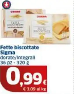 Sigma Fette biscottate Sigma offerta