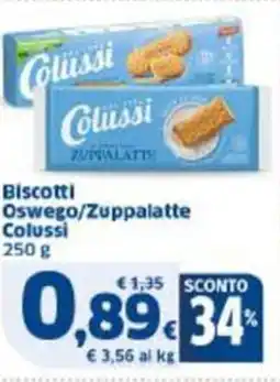Sigma Biscotti Oswego/Zuppalatte Colussi offerta