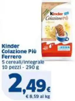 Sigma Kinder Colazione Più Ferrero offerta