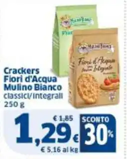 Sigma Crackers Fiori d'Acqua Mulino Bianco classici/Integrall offerta