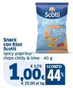 Sigma Snack con Riso Scotti offerta