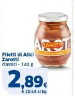 Sigma Filetti di Alici Zarotti classici offerta