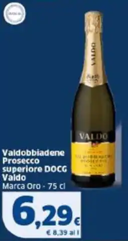 Sigma Valdobbiadene Prosecco superiore DOCG Valdo offerta