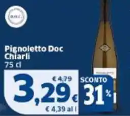 Sigma Pignoletto Doc Chiarli offerta