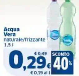 Sigma Acqua Vera naturale/frizzante offerta