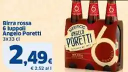 Sigma Birra rossa 6 luppoli Angelo Poretti offerta