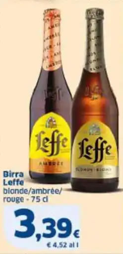Sigma Birra Leffe offerta