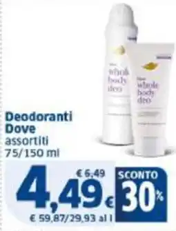 Sigma Deodoranti Dove assortiti offerta
