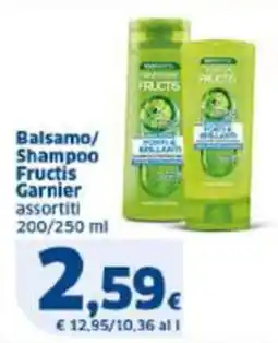 Sigma Balsamo/ Shampoo Fructis Garnier assortiti offerta