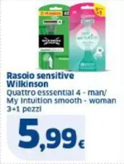 Sigma Rasoio sensitive Wilkinson offerta