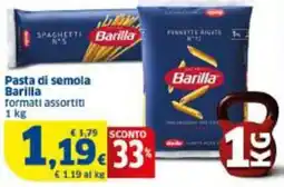 Sigma Pasta di semola Barilla offerta