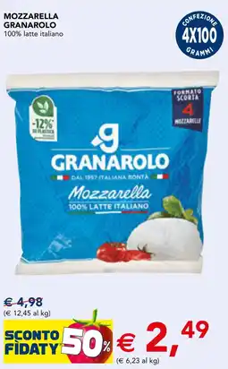Esselunga Mozzarella GRANAROLO offerta
