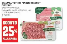 Panorama Salumi affettati "taglio fresco" CITTERIO offerta