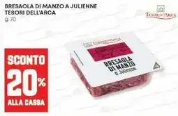 Panorama Bresaola di manzo a julienne TESORI DELL'ARCA offerta