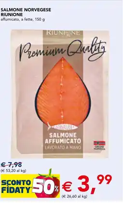 Esselunga Salmone norvegese RIUNIONE offerta
