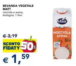 Esselunga Bevanda vegetale MATT offerta