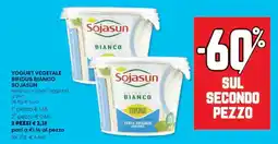 Panorama Yogurt vegetale bifidus bianco SOJASUN offerta