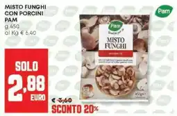 Panorama Misto funghi con porcini PAM offerta
