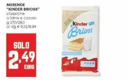 Panorama Merende "kinder brioss" offerta