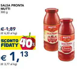Esselunga Salsa pronta MUTTI offerta