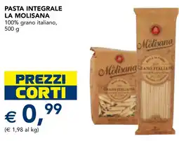 Esselunga Pasta integrale LA MOLISANA offerta