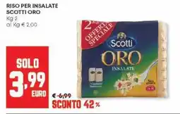 Panorama Riso per insalate SCOTTI ORO offerta