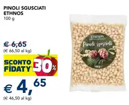 Esselunga Pinoli sgusciati ETHNOS offerta